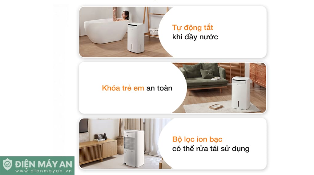 Máy hút ẩm Lumias D6S-26L - 90m2